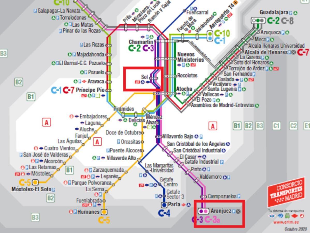 Amplio Apto Con Patio Privado Aranjuez Eksteriør bilde